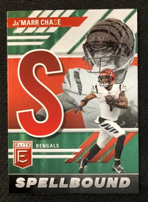 2023 Donruss Elite Ja’Marr Chase Spellbound S #SB-JC4 Cincinnati Bengals - Image 1 of 2