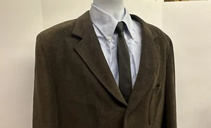 Ermenegildo Zegna "Soft" Birdseye/Nailhead Brown Sport coat Size 46R/56R - Picture 1 of 10