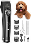 Dog Clippers for Grooming Doodles Poodles Thick Curly Hair,Low Noise Heavy Duty