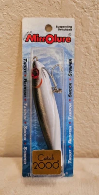 Mirrolure 20MR-21 Catch 2000 悬挂 Twitchbait 3 1/2" 1/2 (2) — 第 1/2 张图片