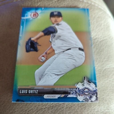 2017 Bowman Prospects Blue #BP128 Luis Ortiz /150 - Image 1 of 3
