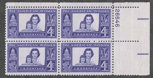 US. 1152. 4c. Mother and Daughter, American Woman Issue. PB4. MNH. 1960 - Picture 1 of 2