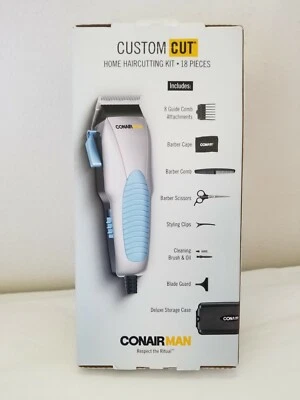 Conair Custom Cut 18-piece Haircut Kit; Home Hair Cutting Kit with No Slip Grip - Image 1 of 4