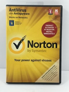 Norton AntiVirus with AntiSpyware by Symantec for Win 7/Vista/XP ~ 2011 ~ CD-ROM - Picture 1 of 4
