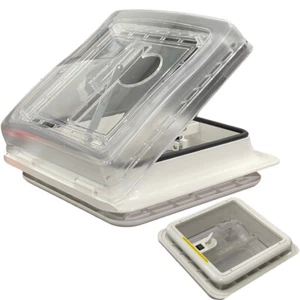 Cámper/caravana 360x360 mm cúpula de cristal con ventilación de techo 12 V - Imagen 1 de 12
