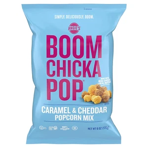 Angie’s BOOMCHICKAPOP Caramel and Cheddar Mix Popcorn, 6 Oz - Picture 1 of 12