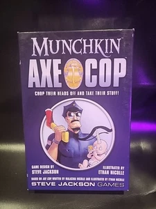 Munchkin Axe Cop Board Game. Preowned VGUC - Picture 1 of 11