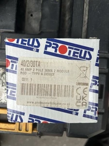 Proteus 40A Double Pole RCD 30ma - Picture 1 of 2