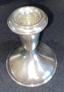 Vintage Empire Sterling Silber Kerzenständer gewichtet 4" Kerzenhalter #375 - Bild 1 von 9