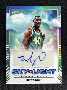 2024-25 Topps Chrome Shawn Kemp Sky-Light Silver Refractor Signatures Auto - Picture 1 of 2