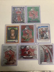 2024 Marvin Harrison Jr 8 RC Lot Arizona Cardinals Mosaic Choice Red & Green - Picture 1 of 9