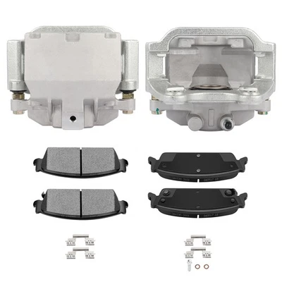 Pinzas de freno traseras izquierda derecha para Cadillac Escalade 2007-2014 pastillas de freno 6 piezas Foto 1 de 4