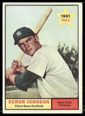 1961 Topps #68 Deron Johnson - Image 1 of 2