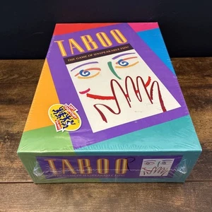 Vintage 1989 Milton Bradley TABOO Board Game Brand New Sealed - Picture 1 of 6
