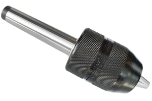 2-13 mm CLICK-keyless drill chuck with MT1 morse taper arbor and m6 draw bar - Foto 1 di 1