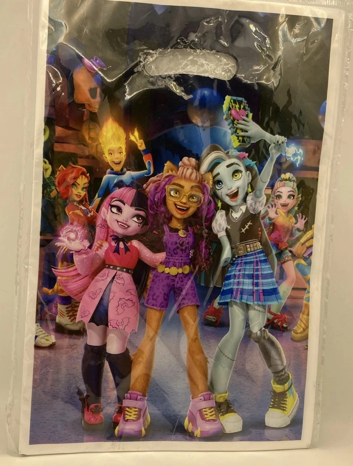 Bolsa de regalos temática Monster High 30 piezas suministros de fiesta decoración de botín Foto 1 de 4
