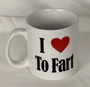 Taza de cerámica "I love to Fart" 22 oz - Imagen 1 de 5