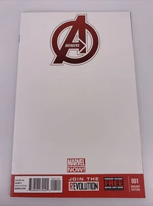 Avengers #1 2013 Variant Cover B Blank Cover Hickman NM+ - Picture 1 of 2