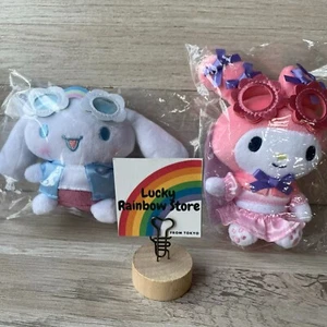Set of 2 Sanrio Happy Lottery Night Pool Cinnamon Roll and My Melody - Picture 1 of 4