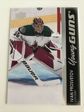 NHL Card,Ivan Prosvetov,Young Guns,UD2 2021-22, Coyotes