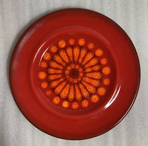 Metlox Poppy Trail vintage anni 70 • Vernon • piatti pane e burro medaglione rosso - Foto 1 di 3