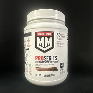 Muscle Milk Pro Series Protein Powder Supplement,Knockout Chocolate,2 Pound NEW