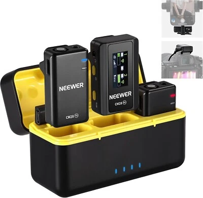Neewer CM28 Wireless Lavalier Microphone System with Charging Case Noise - Image 1 of 4