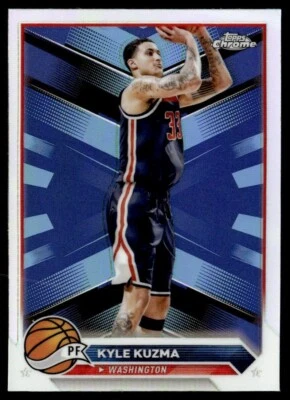 2023-24 Topps Chrome Refractor Kyle Kuzma #139 R6620J - Image 1 of 2