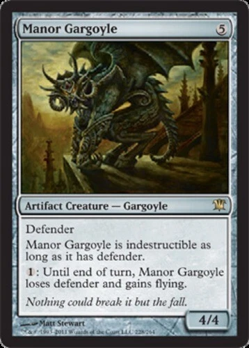 4x Manor Gargoyle ~ Lightly Played Innistrad MTG Magic x4 4 UltimateMTG Playset  - Image 1 of 1