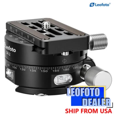Leofoto GR-2 Geared Panning Adapter | Arca Compatible - Image 1 of 4