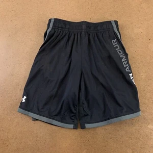 Under Armour Boys Small Loose Fit Black UA Stunt 3.0 Athletic Shorts NWT *Flaw - Picture 1 of 5