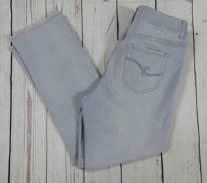 Chico's Light Blue Wash 5 Pocket Straight Leg Jeans - Size 0.5 - Picture 1 of 2