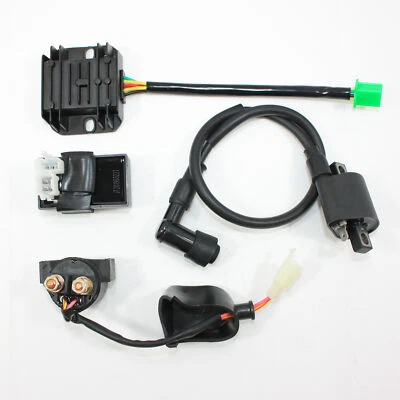 Coil + CDI UNIT + Regulator + Solenoid 150c 250cc PIT Quad Dirt Bike ATV Buggy - Image 1 of 4