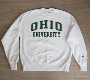 Vintage Ohio University 90s Champion Reverse Weave Crewneck Sweatshirt Medium M - Picture 1 of 8