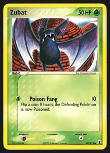 Zubat 88/113 EX Delta Species Pokemon Card MP - Picture 1 of 2
