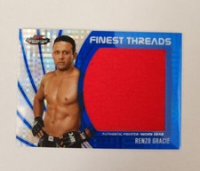 2012 Topps UFC Finest Renzo Gracie Jumbo Finest Threads Relic Card #122/188