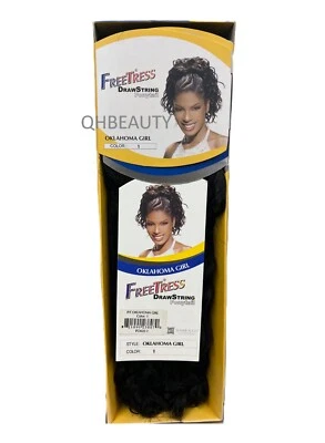 SNG FREETRESS EQUAL SYNTHETIC  DRAWSTRING CURLY HAIR PONYTAIL- OKLAHOMA GIRL - Image 1 of 4