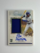 2023 Panini Chronicles Americas Pastime Alex Ramirez RC Rookie Patch Auto /80