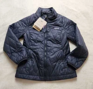 New girls XS (5-6) Patagonia Nano Puff diamond quilted insulated jacket Smolder - Picture 1 of 6