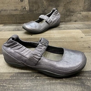 Dansko Womens Gray Metallic Comfort Mary Jane Shoes Size 39. - Picture 1 of 5