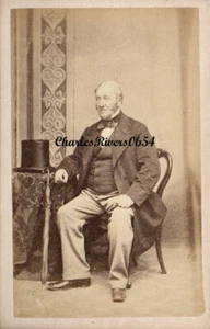 DUBLIN CDV MAN NAMED ROBERT SEYMOUR DROUGHT see desc VICTORIAN PHOTO  - Picture 1 of 2