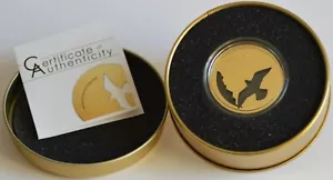 Mongolia 500 Tögrög 2015 Nature Sakerfalke plata - Imagen 1 de 2