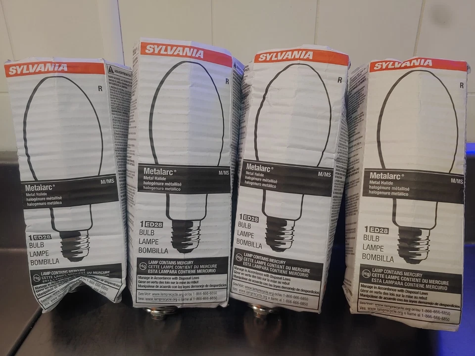 Sylvania M250/U/ED28 250w E39 Base 4200k M58/E Metalarc Metal HalidePack of 4 - Image 1 of 3