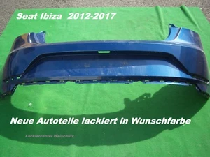 SEAT IBIZA STOßSTANGE HINTEN LACKIERT IN WUNSCHFARBE 2012-2017 - Bild 1 von 4