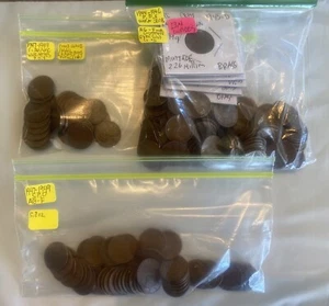 LOT (175) Wheat Cents  1944-1949 AWESOME LOT  - Picture 1 of 7