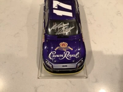 MATT KENSETH AUTOGRAPHED 2011 FORD FUSION CROWN ROYAL DIECAST & AUTOGRAPHED CARD - Image 1 of 4