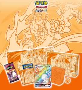 Accesorios de caja de batalla chino simplificado Pokémon Charizard Vmax que elijas - Imagen 1 de 8