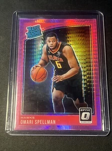 2018-19 Panini Donruss Optic Omari Spellman Pink Pulsar Rated Rookie - Picture 1 of 2