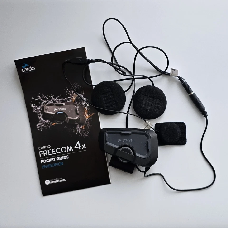 Cardo Freecom 4X Motorcycle Bluetooth Communicator - Rider-to-Rider Intercom - Image 1 of 4