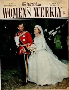 Aust Women's Weekly - June 28, 1961 - Katharine Worsley, Princess Grace, Sedaka - Picture 1 of 3
